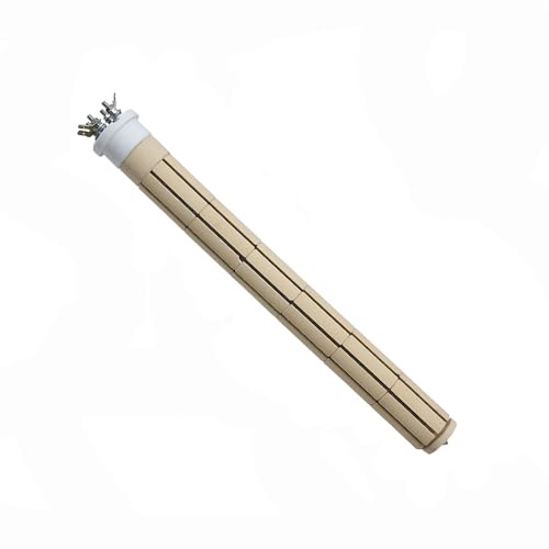 Resistencia ceramica termo electrico 38x6+1/2 elementos 1600w 230v 4Faston 41cm x 7cm