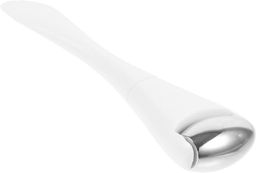WOONEKY Massaggiatore Viso Antirughe Rullo di Ghiaccio per Occhi e Fronte in Acciaio Inox e Plastica, Facile da Pulire, per Cura del Viso e Sollievo Dalla Stanchezza