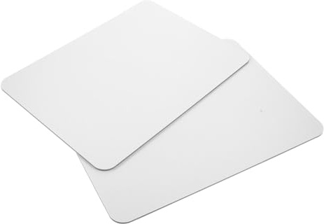 FUNNETOYU 2piezas Blancas Para Notas De Escritorio De Borrado Seco Para Oficina De Planificación Portátiles De Doble Cara Para Reuniones