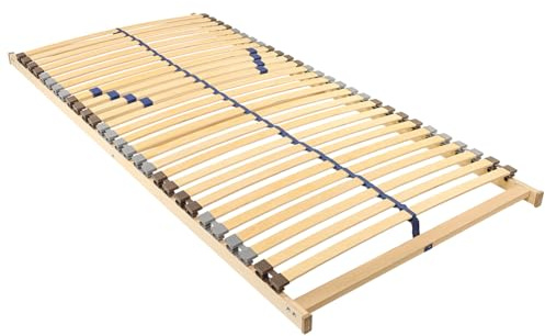 BeCo Lattenrost Blue Star NV / 100 x200 cm / 28 Leisten/Blauer Engel/komplett montiert/Nicht verstellbar