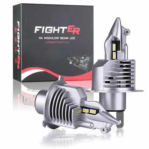 YONGYAO Paar H4 80W Auto Scheinwerfer Birnen Fern und Abblendlicht 6000K IP67 16.000LM für Beleuchtung Modifikation- 6000K