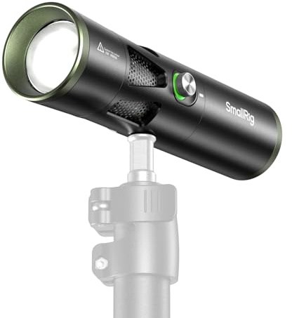 SMALLRIG RF20C RGB Tragbare LED-Fototaschenlampe, 20W Dimmbare 5-Farben-Füllleuchte, CRI 97+, TLCI 99+, 10000mAh Zoom-Videoleuchte mit Gobos und Silikon-Gobohalter für Video, Content-Ersteller - 5335