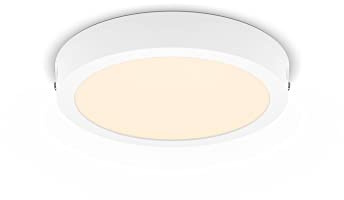 PHILIPS LED Einbauspot Slim Surface, 12W, warmweißes Licht (2700K), rund, weiß