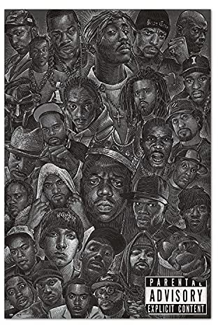 Grupo Erik Hip Hop All Stars Poster - 36 x 24 inches / 91.5 x 61 cm - Shipped Rolled Up - Cool Posters - Art Poster - Posters & Prints - Wall Posters
