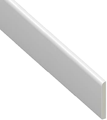 UPVC Plastic Door Frame Kit White - Architrave Finishing Trim - Edging Trim for Doors/Windows - 2 x 2 Metre Lengths and 1 x 1 Metre Length Kit - 65mm Wide