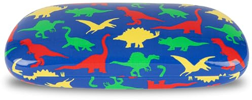 LAGO TERRA Dinosaur Print Hard Shell Glasses Case