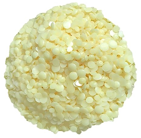TooGet Cera de Candelilla Gránulos 14 OZ, Cera 100% Pura Vegana y Natural para la Fabricación de Bálsamos Labiales, Jabones, Velas, Cremas y Lociones