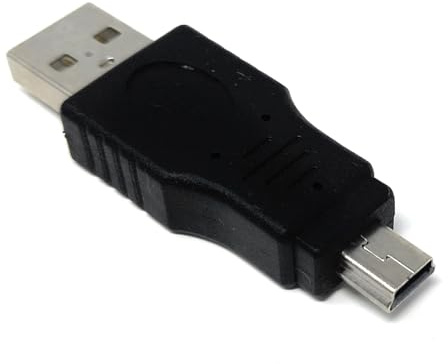 DRUT USB 2.0 A Male Jack to Mini USB B 5 Pin Male Plug OTG Adapter F/M Connector