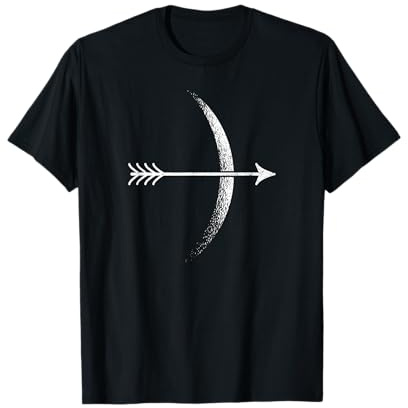 Bogenschießen Bogenschütze Mond Bogensport T-Shirt