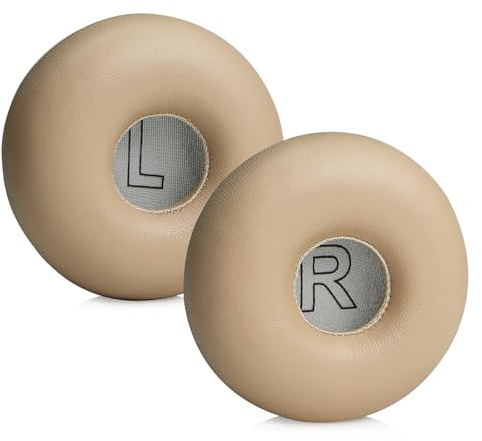 SINOWO lammskinn örondynor, ersättning fårskinn öronkuddar för Bang & Olufsen Beoplay H8i trådlösa Bluetooth over-ear hörlurar (passar inte H8), öronkuddar med bullerisolering minnesskum (naturlig)