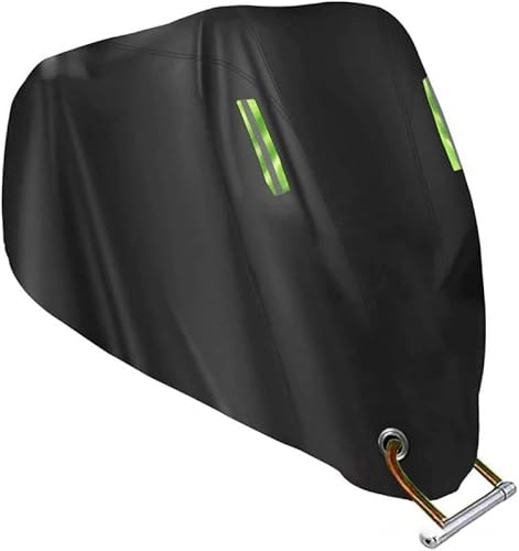 POIBNZ Motorrad Abdeckplane für Yamaha FORCE155 Force 155, Staubdicht Wasserdichten Motorradabdeckung Outdoor Motorrad Garage, Moped Abdeckung mit Schlossloch
