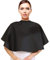 WeddHuis Mantellina Impermeabile per Trucco Parrucchiere Estetista Camice Corto da Salone di Bellezza Grembiule per Styling e Shampoo (Nero)