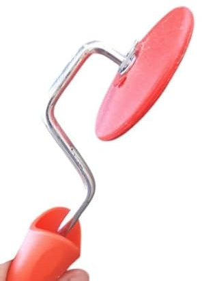 Roller o Mini Rodillo de retoque para juntas/uniones (touch-up) texturizado para cemento, mortero y monocapa, Tematización Hormigón Impreso Estampado (U)