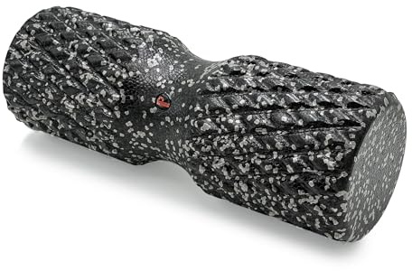 Majestic Sport Faszienrolle 42 cm, Ergonomische Doppelform zur Wirbelsäulenentlastung, EPP Schaumstoff mittlere Härte, Massagerolle für Rücken & Muskeln, 185 g, Hypoallergen