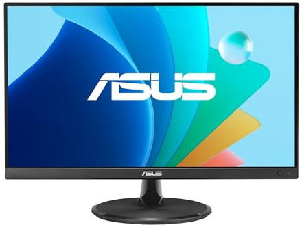 ASUS 22” 1080P Eye Care Monitor (VP227HF) - (21.45-inch viewable), Full HD, 99% sRGB, Frameless, 100Hz, Adaptive-Sync, 1ms, HDMI, Low Blue Light, Flicker Free, VESA Wall Mountable, 3 yr Warranty
