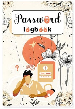 Carnet de Mots de Passe - Cahier d'Adresses Web et Identifiants,Journal des Adresses Internet Portable avec Stockage des Identifiants pour Seniors