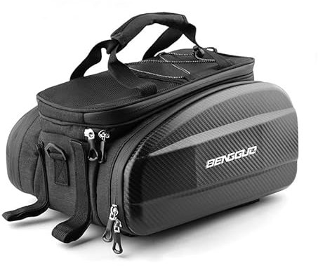 TIAASTAP Fahrradtaschen für Gepäckträger Wasserdicht Fahrrad Gepäckträgertasche mit Rucksack Fahrradkoffer Ebike Bag Packtaschen Satteltaschen für E-Bike