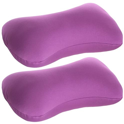 NASSMOSSE 2 Petits oreillers, Coussins de Soutien-Nuque Souples en Forme d'os, Coussins de Dos Confortables et Portables pour Le Bureau, la Voiture, Les Voyages et Le Sommeil