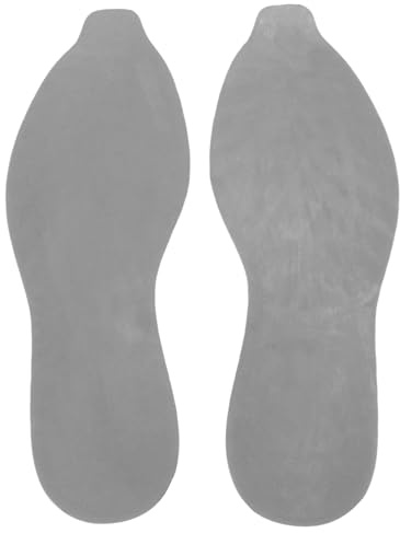 Fafeicy 1 par V-mönstergummiskoskor SOLE SCOLE SCREATORS Non Slip Replacement Sules For Sneakers Storlek 41-44 (slitsträckt) (Grå)