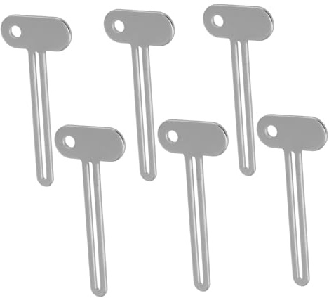 Gatuida 6 pièces Lot de Presse-tubes Métal Outil Manuel pour Dentifrice Peinture et Cosmétiques Clé Compacte pour Économiser Produit et Éviter le Gaspillage