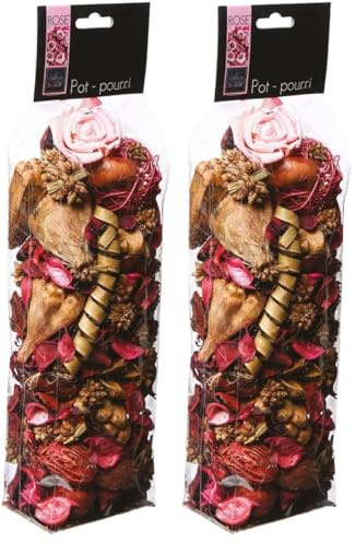 Atmosphera - Pot - pourri - Rose - 140g (Lot de 2)