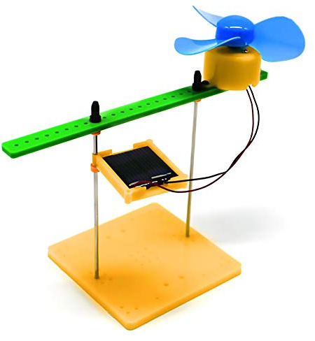 Omquot Generador solar DIY maquetas de generación eficiente, juguetes educativos para, kit de ventilador de generador solar para