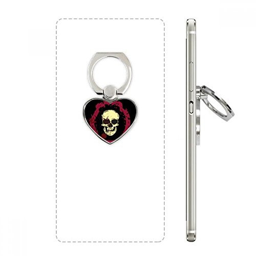 DIYthinker Round Full Skull Halloween Heart Cell Phone Ring Stand Holder Bracket Universal Support Gift