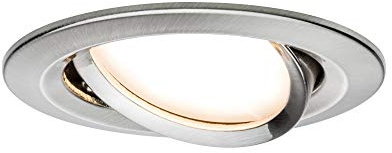 Paulmann 92958 SmartHome Zigbee Einbauleuchte LED Coin Nova Plus 1x6,5W dimmbar Eisen gebürstet