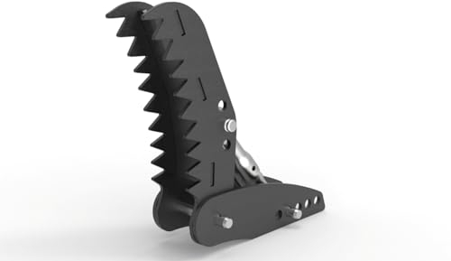 Joma-Tech Baggerdaumen für Minibagger von 3-5t, Niederhalter mechanisch, mit Oberlenker