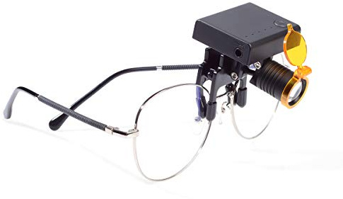 NSKI 3W LED Headlamp with Filter Plastic Clip Type for Loupes