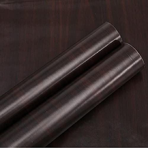 EYCFSJ Pegatinas Impermeables Para Muebles Espesar La Restauración De Muebles Negro Nogal Grano De Madera Pegatina Dormitorio Armario Escritorio Puerta De Madera Pegatina 60Cmx5M