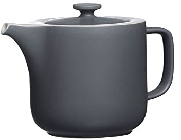 Ritzenhoff & Breker Pichet en grès Jasper - 1,4 l - Couleur tendance moderne - Vernis mat et toucher doux - Gris