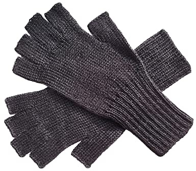 Posh Gear Alpaka Handschuhe Guantiless Fingerhandschuhe Damen Herren aus 100% Alpakawolle