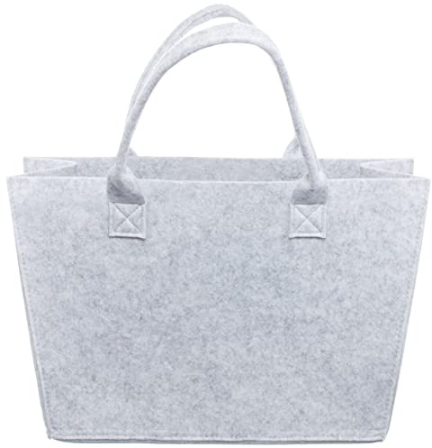 Brandsseller Filz Tasche Einkaufstasche Shoppingbag Freizeittasche Handtasche