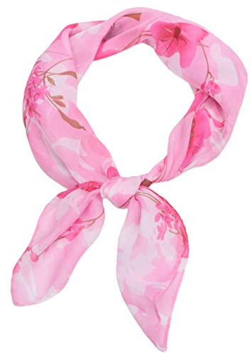 FAIRYGATE Seidenschal Damen Chiffon Elegante Seidentuch Haare Satintuch Halstuch Bandana Tuch Kopftücher Taschentuch Ansatz Scarf DA27