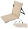 Uadme Colchoneta Plegable para Tumbona de Playa, Portátil Silla Pesca Camping Ajustable Silla Playa Plegable Ligera Sillón Playa al Aire Libre para Picnic Pesca Senderismo Camping Barbacoas Playa