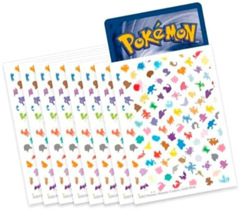 Friki Monkey Elite-Trainer-Box-Hüllen für Pokémon [65 Hüllen], Zeige deine Karten mit den Promotionshüllen der Pokémon-ETB-Boxen, Hüllen für Pokémon-Karten von (Scarlet and Violet 151)