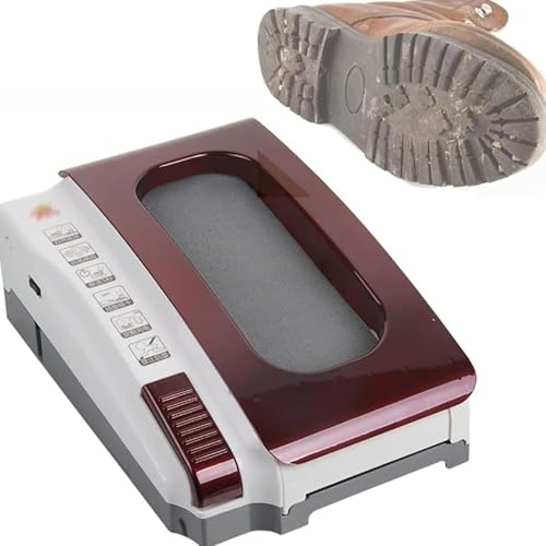 GXLDIANPU Schuhreiniger-Polierer, Automatische Sohlenreinigungsmaschine, Automatischer Sensor, Dual-Modus Zum Laden Und Anschließen, 5-Sekunden-Schnellreinigung, Für Familien, Unternehmen, Hotels