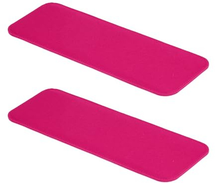 PATIKIL Fieltro Base Moldeador 12x5 Pulgadas, 2uds Bolsa Inferior Moldeador Almohadilla Monedero Forro Tablero Inserto Arco Esquina para Bolsos Mano Bolso Bandolera Bolso Mochila, Fucsia