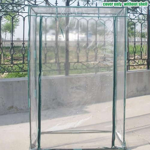 Cadre De Serre avec Porte Enroulable – Transparente 100 X 50 X 150 Cm pour L'extérieur Et L'intérieur, Culture De Légumes Et Tomates De Jardin (Support Non Inclus)