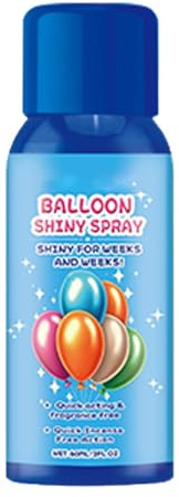 Ballon-Glanzspray – 100 ml Spray für Latexballons | Dauerhafter Aufheller auf Sprühbasis | Ballonspray Shine | Aufheller auf Sprühbasis | Sofortiger Hochglanz für lebendige Feiern