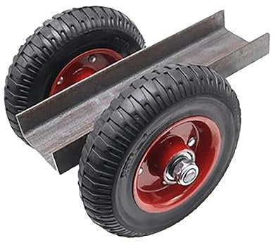 KUOYTT Hochleistungs-Plattenwagen, Transportwagen mit 6-Zoll-Vollreifen, Tragkraft 300 kg, für Plattenmaterial, Glas, Sperrholz, Türen, Fensterrahmen, Gipskarton