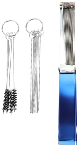 MAGICLULU 3pezzi Spazzola Per Carburatore Pulitore Setole Di Nylon Strumento Per Pulizia Acciaio Inossidabile Filo Aghi Setole Di Nylon Spazzola Per Carburatore Filo Aghi