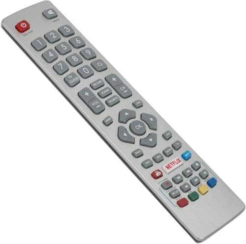 Genuine SHW/RMC/0115 Replacement Remote Control for Sharp Aquos SHW/RMC/0124 Smart TV with NETFLIX YouTube and 3D