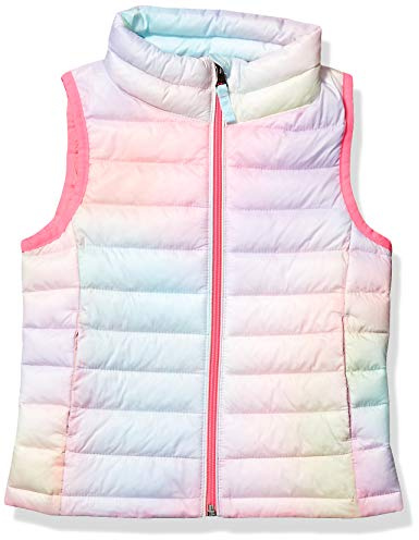 Amazon Essentials Niñas Chaleco Plumífero Plegable y Ligero, Resistente a la Lluvia