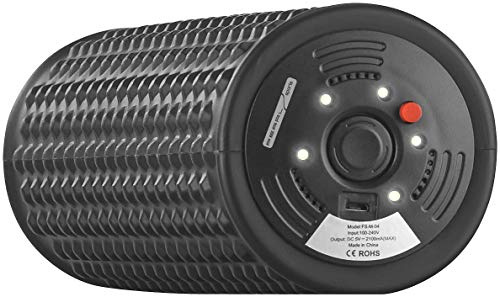 PEARL sports Massagerolle: Elektrische Faszienrolle mit 5-stufiger Vibration und Akku, Ø 85 mm (Elektronische Faszienrolle, Massagerolle elektrisch, Sport)