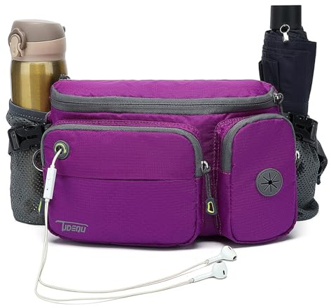 Bauchtasche Herren,Gürteltasche Herren,Bauchtasche Mit Flaschenhalter,Schwarz,Handy Gürteltasche,Bauchtasche Hund,Hüfttaschen