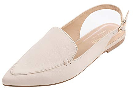 Feversole Slingback förstklassiga damballerina med gå-skor, sommarskor