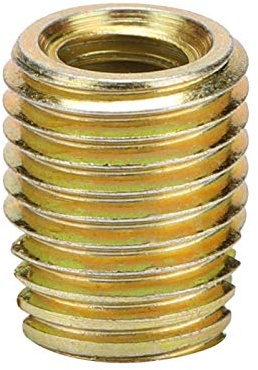 20Stk . 302 Kohlenstoffstahl Selbstschneidendes Gewindeeinsatzzubehör Schraubenreparaturwerkzeug für die helikale Reparatur M2 bis M12 (Innen M5 * 0 , 8 Außen M8 * 1 , 0 : 10 mm)
