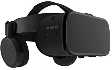 SMSOM VR-headset, 3D Virtual Reality glasögon kompatibla med iPhone & Android-telefon nya glasögon för filmer mjukt och bekvämt justerbart avstånd – present till barn och vuxna